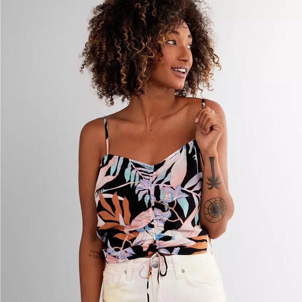 Billabong Beaud Up Cinch Tie Tank Top
